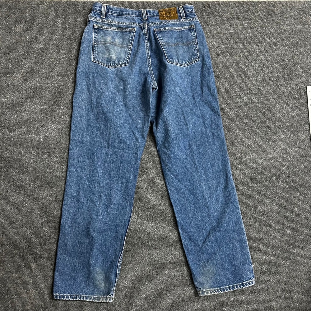 Bugle Boy Jeans Mens Size 34x30 Blue 750 Relaxed Fit Cotton Denim Vintage Casual